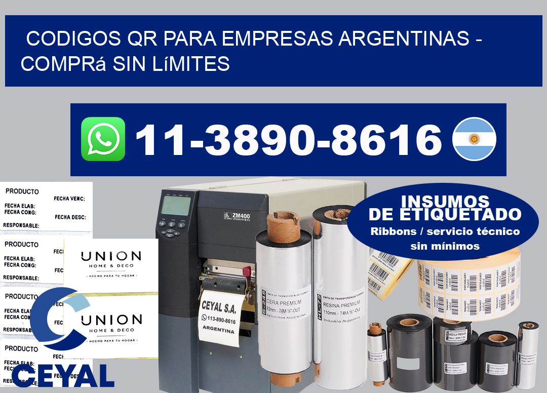 CODIGOS QR PARA EMPRESAS ARGENTINAS – Comprá sin límites