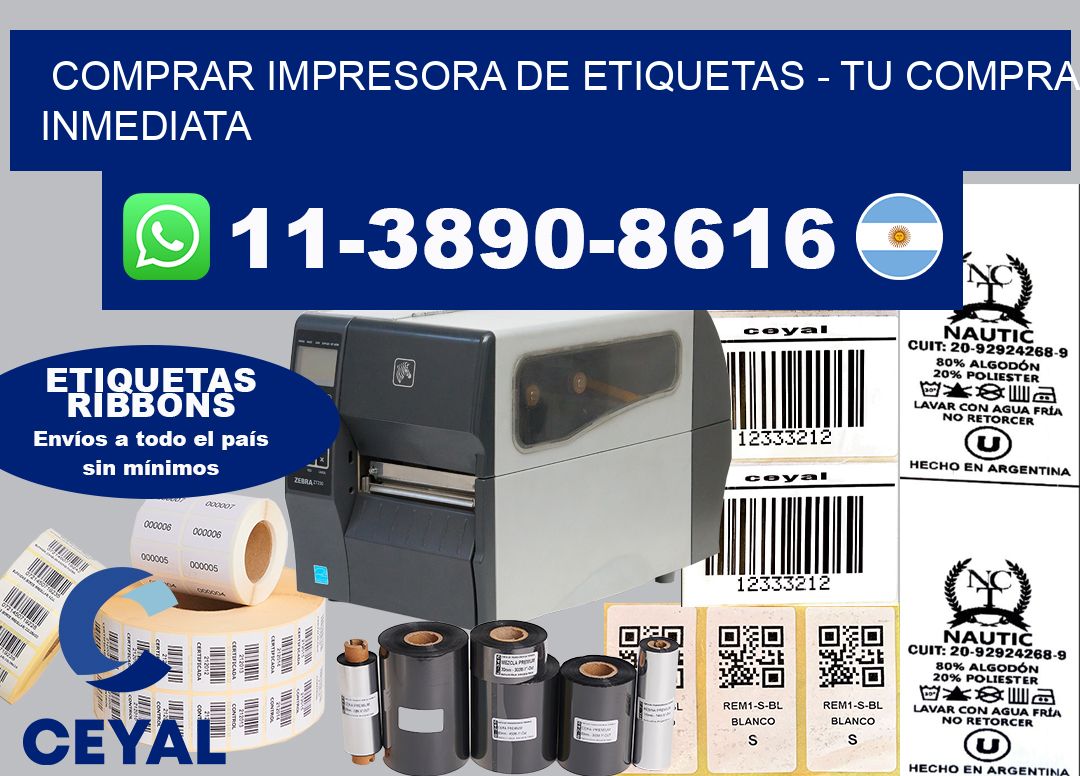 COMPRAR IMPRESORA DE ETIQUETAS – Tu compra inmediata