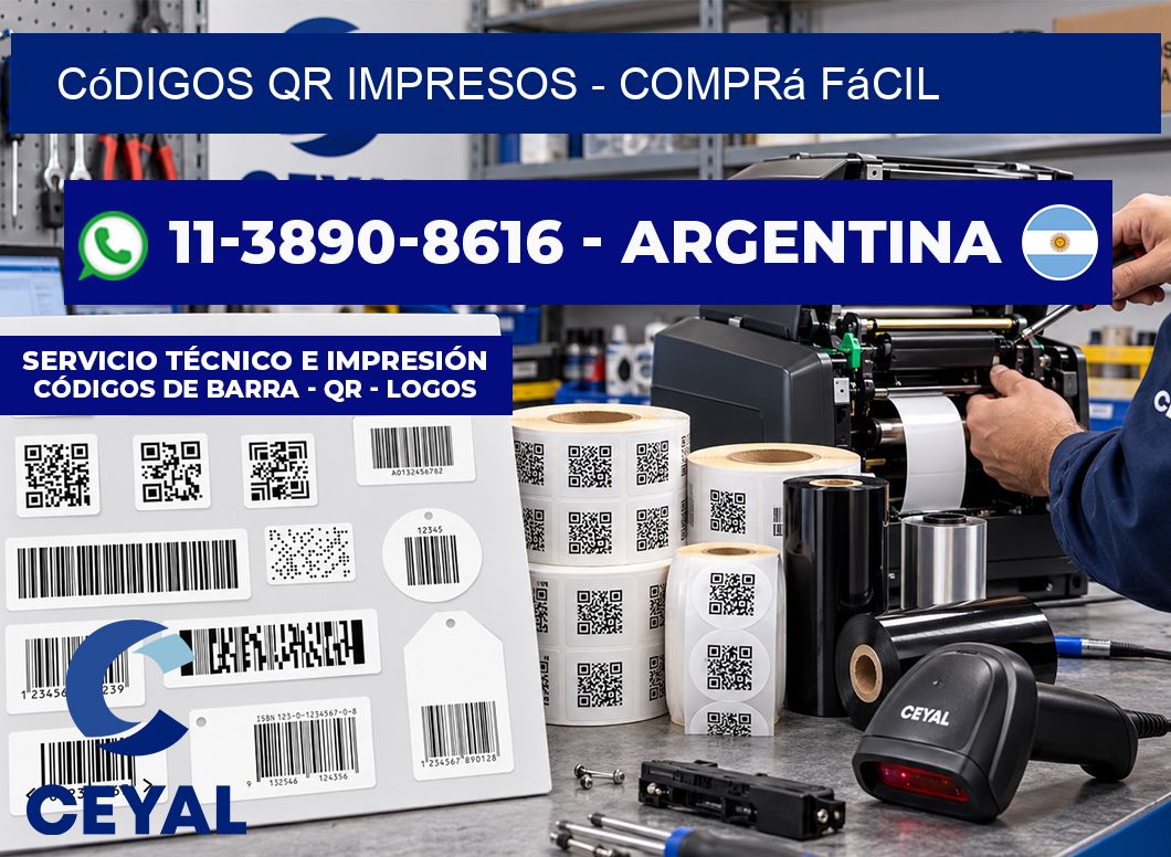 Códigos QR Impresos – Comprá fácil