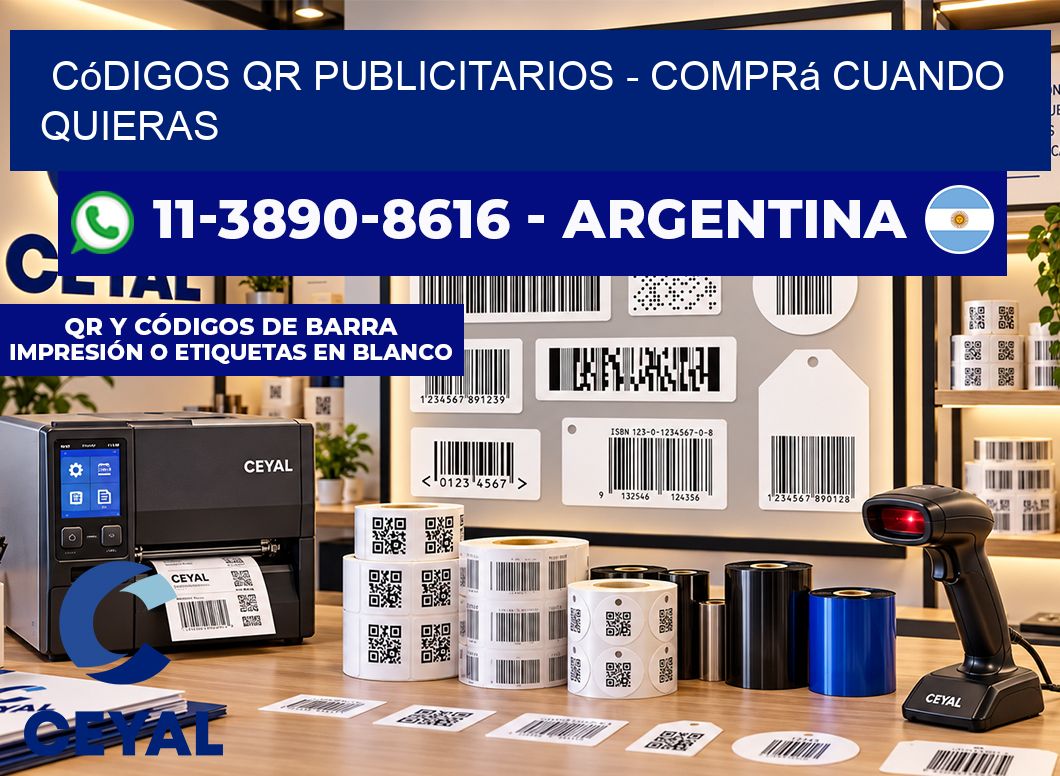 Códigos QR Publicitarios - Comprá cuando quieras