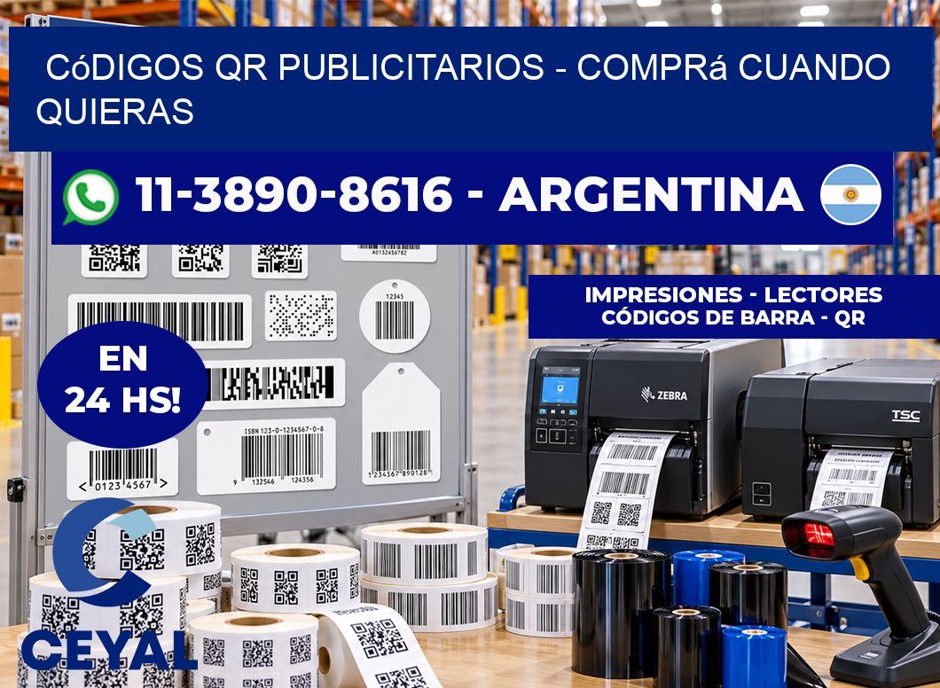 Códigos QR Publicitarios - Comprá cuando quieras