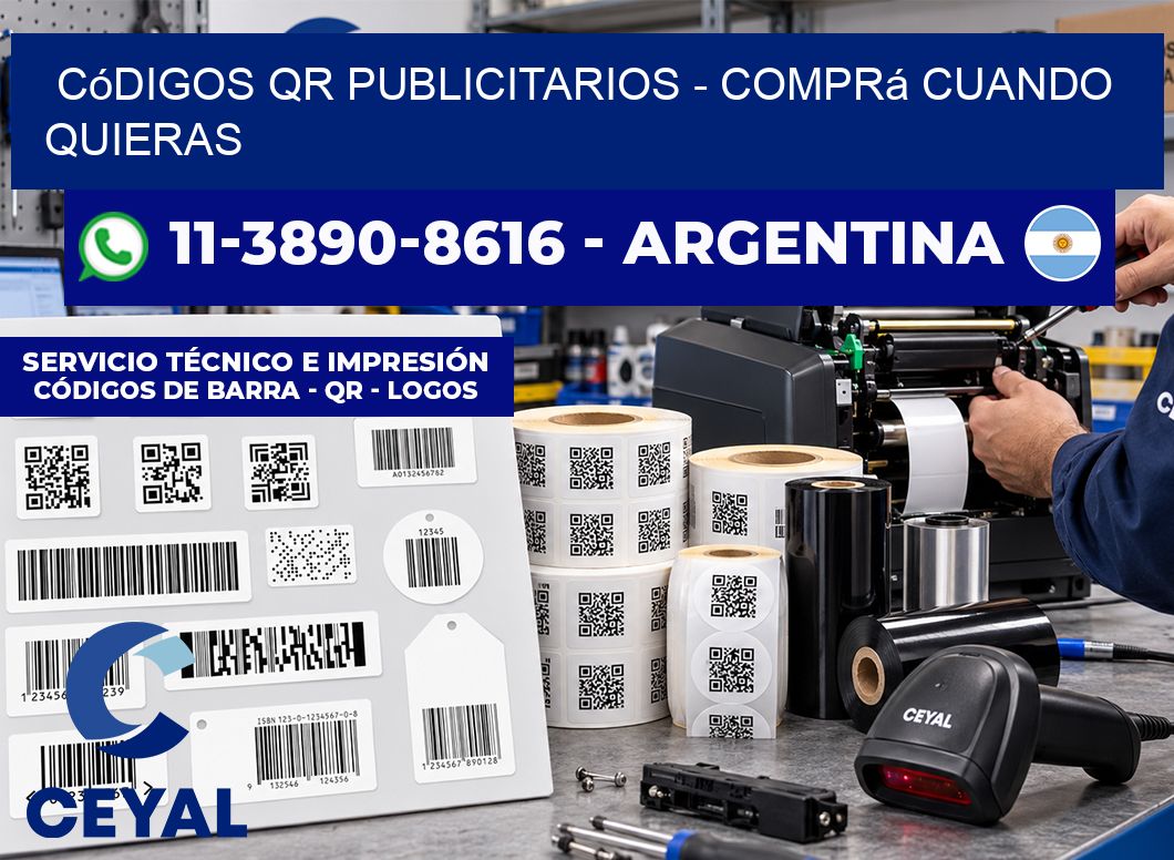 Códigos QR Publicitarios – Comprá cuando quieras