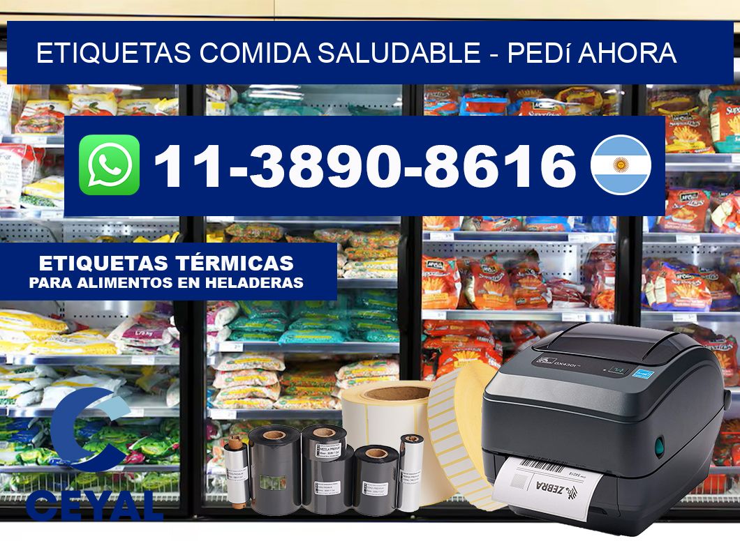 ETIQUETAS COMIDA SALUDABLE – Pedí ahora