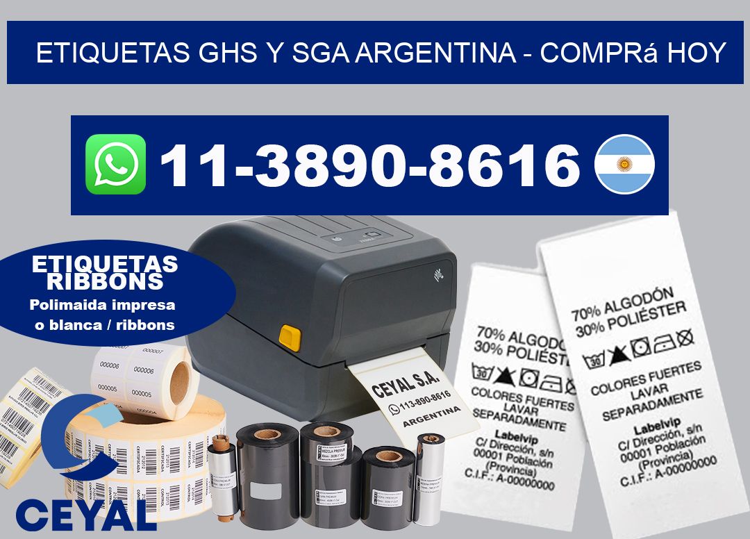 ETIQUETAS GHS Y SGA ARGENTINA - Comprá hoy