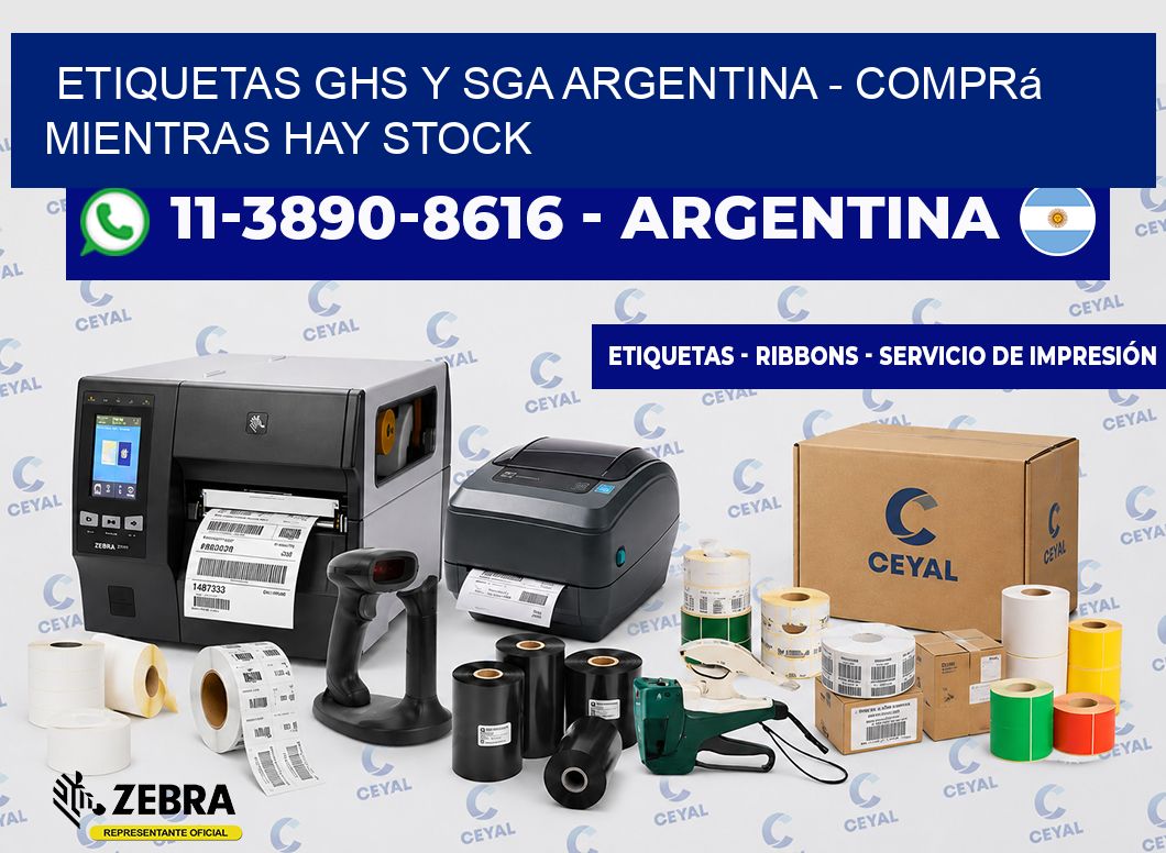 ETIQUETAS GHS Y SGA ARGENTINA - Comprá mientras hay stock
