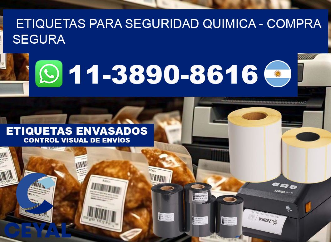 ETIQUETAS PARA SEGURIDAD QUIMICA - Compra segura