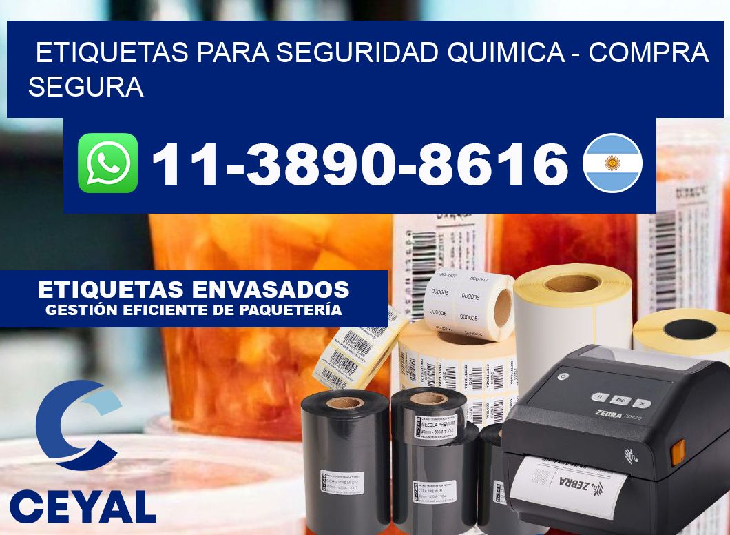 ETIQUETAS PARA SEGURIDAD QUIMICA - Compra segura