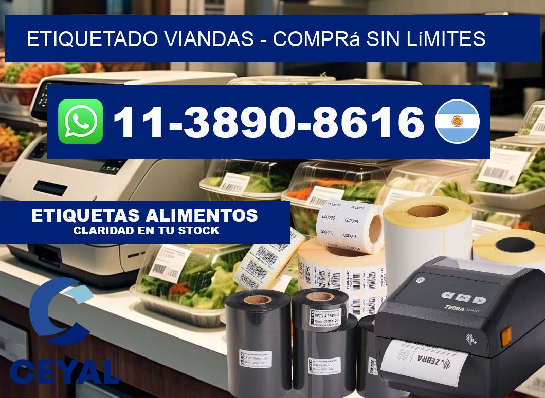 Etiquetado viandas - Comprá sin límites