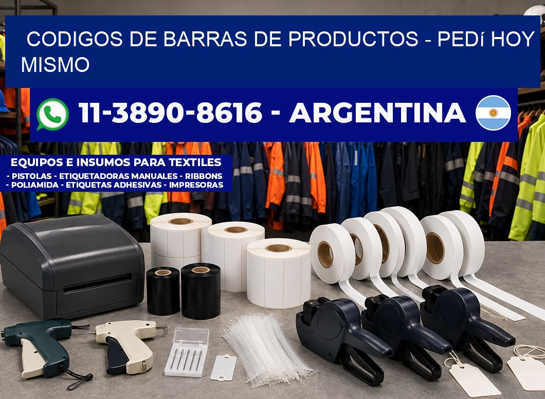 codigos de barras de productos - Pedí hoy mismo