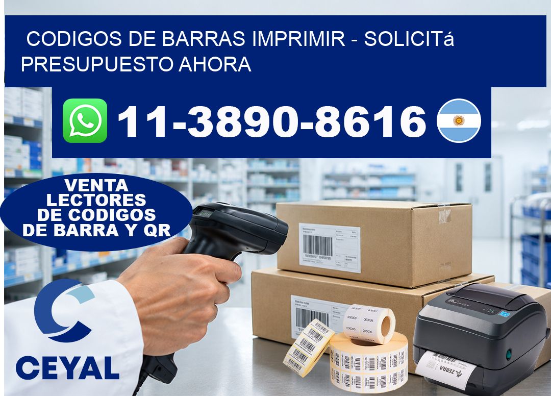 codigos de barras imprimir - Solicitá presupuesto ahora