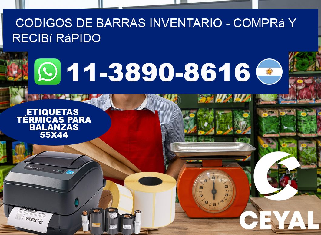 codigos de barras inventario - Comprá y recibí rápido