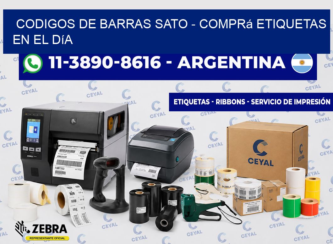 codigos de barras sato – Comprá etiquetas en el día