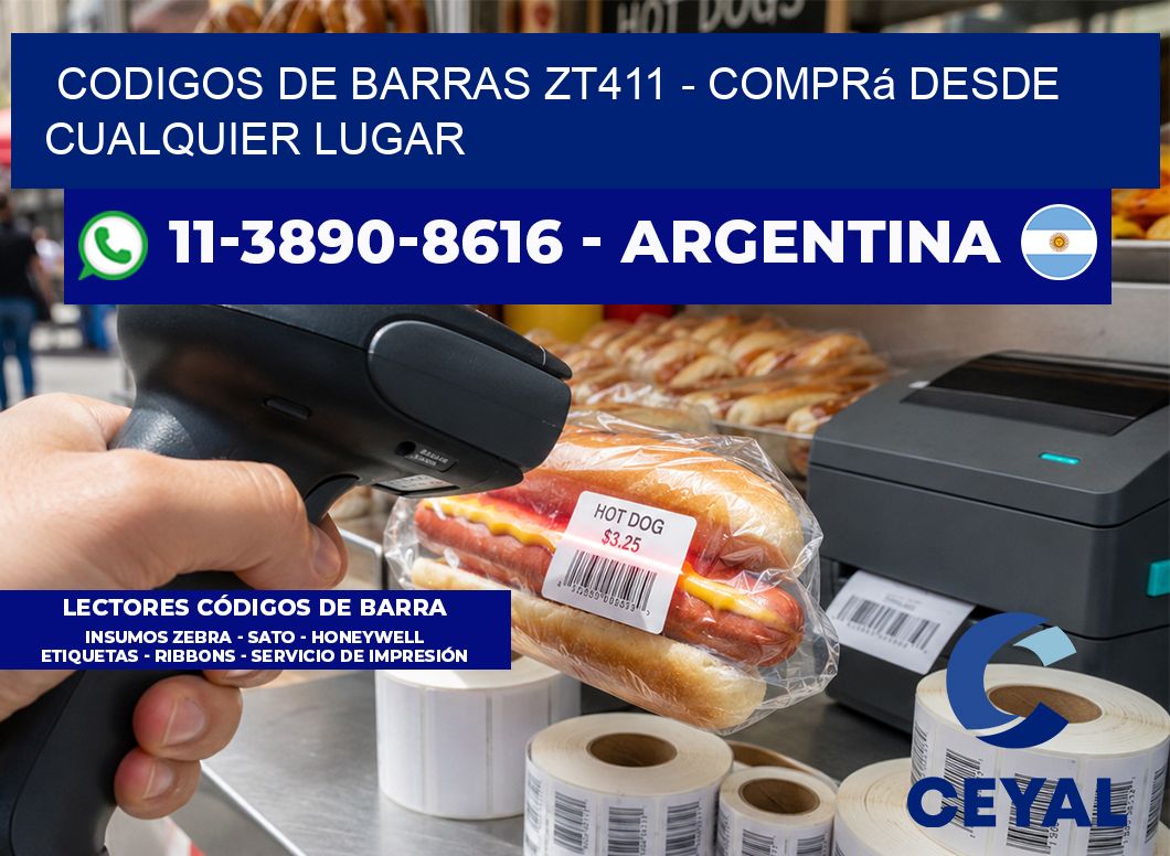 codigos de barras zt411 - Comprá desde cualquier lugar