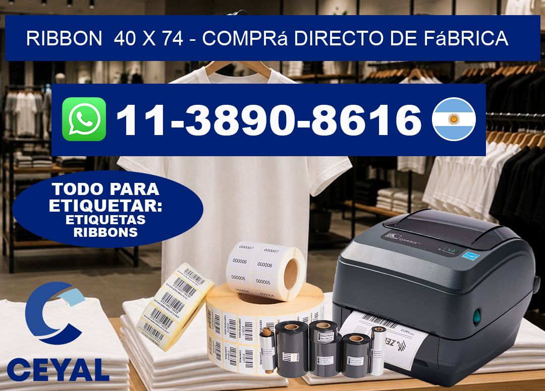 ribbon 40 x 74 - Comprá directo de fábrica