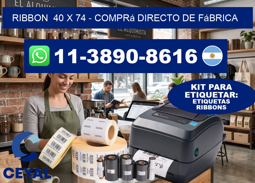 ribbon 40 x 74 - Comprá directo de fábrica