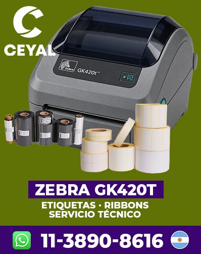 CODIFICADORA ZEBRA RIO.CUARTO CORDOBA ARGENTINA