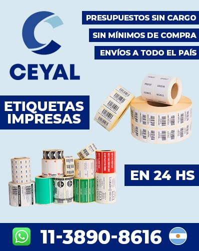 etiquetas térmicas 50x25 - Comprá con atención personalizada